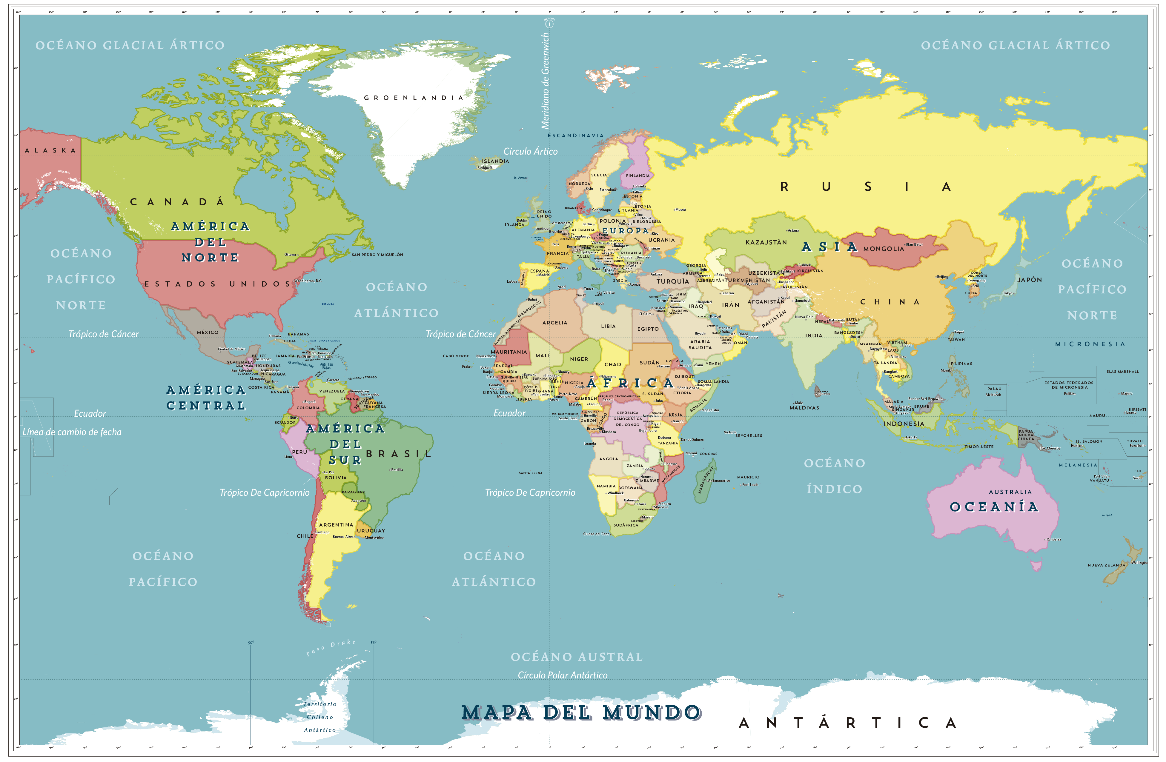 Mapa de Operaciones Globales