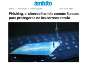 Phishing, el ciberdelito más común: 5 pasos para protegerse de los correos estafa.